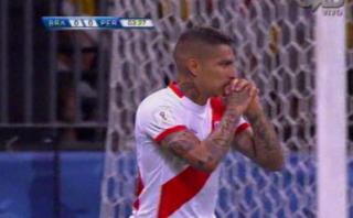 Perú vs. Brasil: Paolo Guerrero erró ocasión de gol [VIDEO]