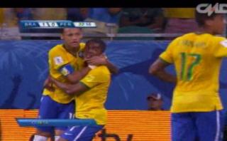Brasil: Douglas Costa marcó el primer gol ante Perú (VIDEO)