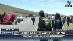 Puno: dos hermanos fallecieron tras vuelco de volquete