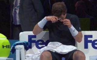 Murray se cortó el pelo en pleno partido ante Rafael Nadal