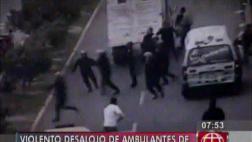 Ceres: enfrentamiento entre serenos y ambulantes deja 4 heridos