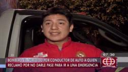 La Molina: bombero agredido por sujetos que no le dieron pase
