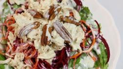 Aprende a hacer una ensalada de "fideos" libre de carbohidratos