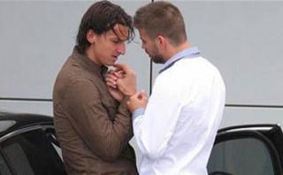 Gerard Piqué aclaró polémica foto con Zlatan Ibrahimovic