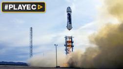 Blue Origin logró primera prueba exitosa de cohete reutilizable