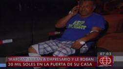'Marcas' le quitaron a balazos 30 mil soles a empresario en SMP