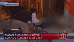 Chorrillos: acribillan a vendedor de 25 años fuera de su casa