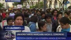 Ley Cotillo: marchan contra proyecto que favorece a rectores