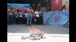 Lambayeque: queman copias de expedientes durante paro judicial