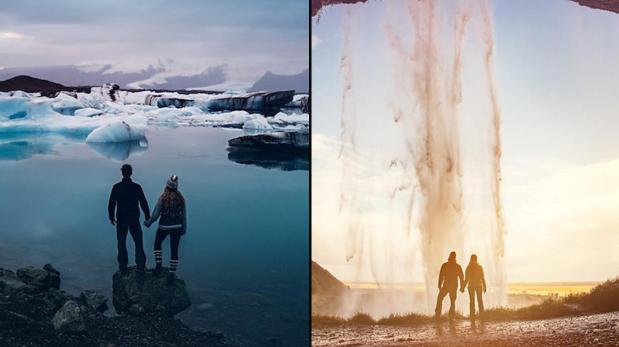 Esta pareja cambió una boda por un viaje a Islandia