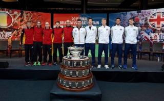 Copa Davis: Bélgica y Gran Bretaña igualan 1-1 en la final