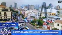 Balacera en Lince dejó dos detenidos cerca a Touring Club
