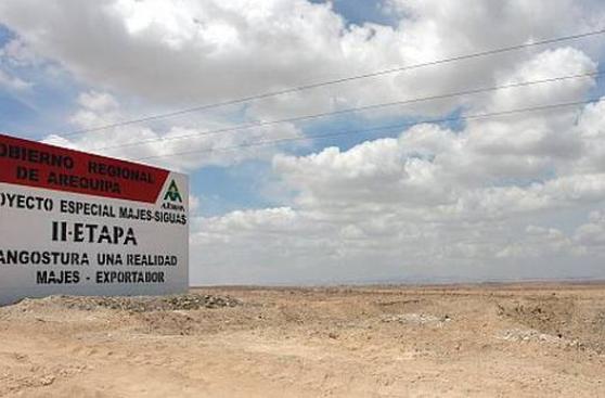 CAF aprobó crédito por US$80,8 mlls. para Majes Siguas II