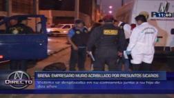 Breña: empresario murió de siete balazos delante de su hijo
