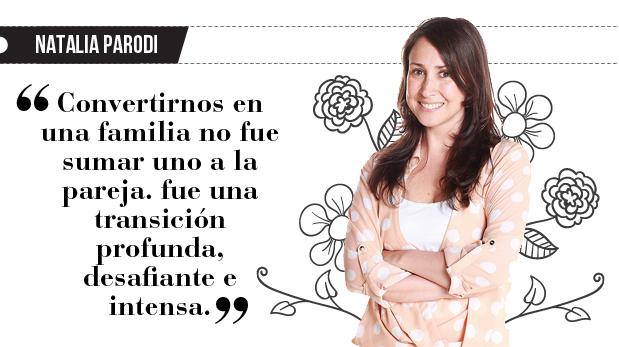 Natalia Parodi: "2+1= Ahora somos 6"