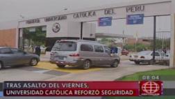 Universidad Católica: policía ya tiene videos de seguridad