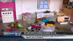 SJL: asaltan nido y se llevan panetones y regalos navideños