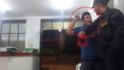 Áncash: policía que armó escándalo fue separado de comisaría