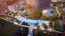 La primera piscina construida en el aire estará en Londres
