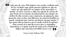 Lizzy Cantú: "Nuestra edición 100"