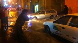 Fuertes lluvias causan daños en la ciudad de Abancay
