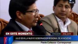 Julio Sevilla es el nuevo gobernador regional de Ayacucho