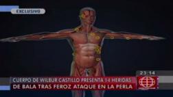 Wilbur Castillo: autopsia revela que ex reo recibió 14 balazos