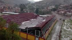 Cusco: lluvia y granizada causan varios daños en Paruro