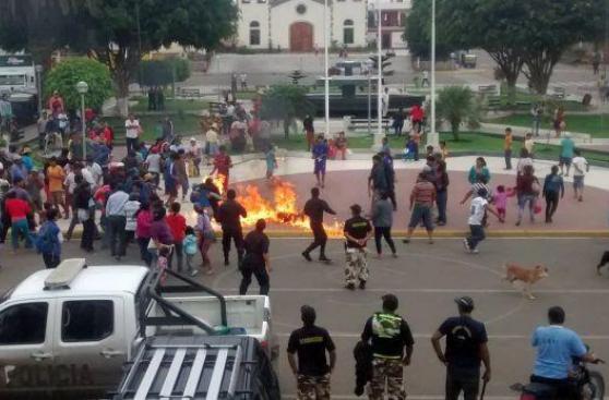 Áncash: seis años de prisión para acusado de quemar a policía