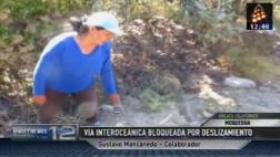 Moquegua: Carretera Interoceánica está bloqueada por derrumbe