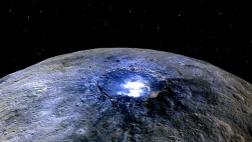 Detectan la formación de nubes en un cráter del planeta Ceres