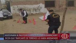 Asesinan a pastor evangélico frente a sus hijos en Manchay