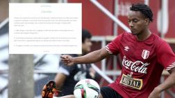 André Carrillo: Sporting de Lisboa aclaró su situación