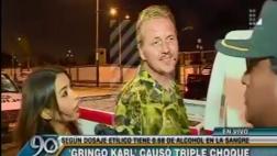 SJM: ‘Gringo Karl’ causó triple choque por manejar ebrio