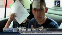 Huaral: detienen a miembros de la Marina por robo de celulares