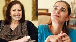 Anel y Lourdes en campaña, por Diana Seminario