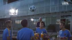 Barcelona y el 'Tiki-taka' hasta en la hora de almuerzo (VIDEO)
