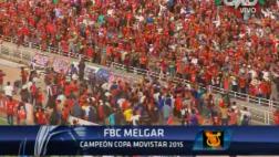 Melgar campeón: premiación y vuelta olímpica en Arequipa