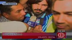 Sporting Cristal: así fue recibido Jorge Cazulo en Lima