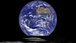 Difunden espectacular imagen de la Tierra captada desde la Luna