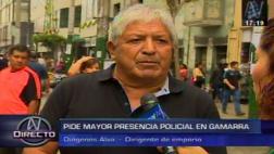 Gamarra: piden más policías ante gran afluencia de compradores