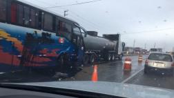 Chancay: 2 muertos y 27 heridos por choque entre bus y cisterna