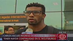 Carlos Ascues preocupado porque todavía no debuta en Wolfsburgo