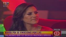 Esto es guerra: María Pía llora por palabras de Mathías Brivio