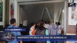 Incendio en Open Plaza de Surquillo: fuego se inició en cine