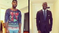LeBron James mandó saludo navideño vestido con original pijama