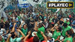 Argentina: empleados públicos marcharon contra Mauricio Macri