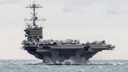 Cohete de Irán pasó cerca de portaviones de Estados Unidos