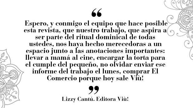 Lizzy Cantú: "Viù cumple dos años"