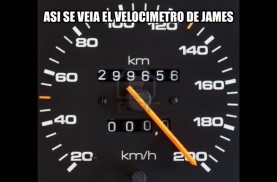Los memes de James Rodríguez y la persecución de la policía